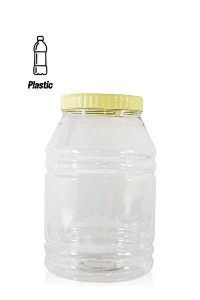Generic Alsaqer 3-Pieces Plastic Spice Storage Pet Jar -Sunpet 6000 ml Round ...