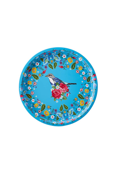 ARMESA صينية كاراكا فلورس زرقاء 35 سم
