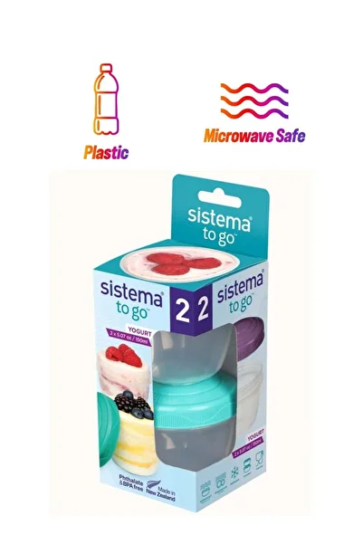 Generic sistema Sistema Yogurt Containers : Portable Yogurt and Snack Containers, Travel Yogurt Cups, On-th