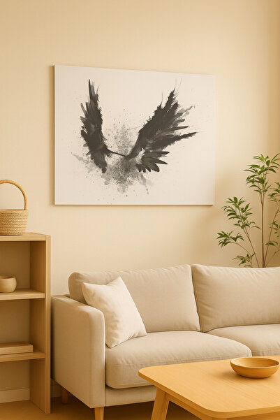 KanvasSepeti Landscape Printed Bohemian Large Size Oil Painting Textured High...