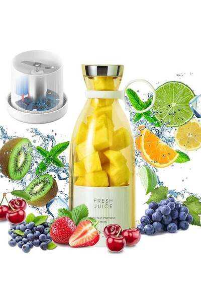 Generic DubaiGallery Mini Portable Electric Fruit Juicer and Blender, USB Port, Multi-Purpose, Used for Mak