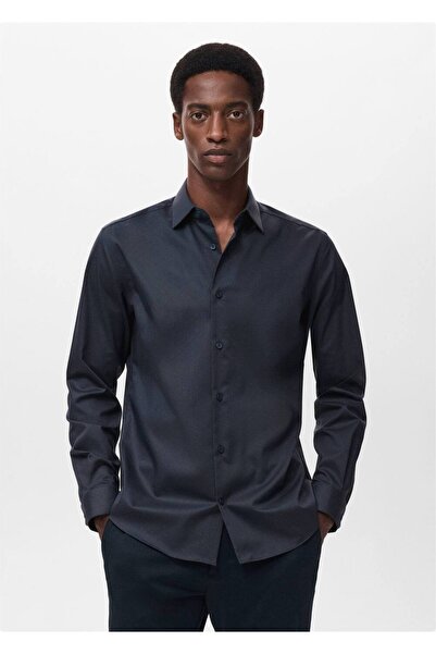 MANGO Man Comfort stretch ütü gerektirmeyen gömlek