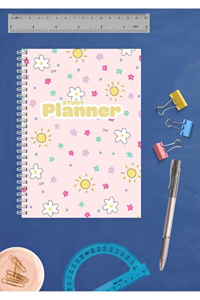 MEDUSAART A5 Spiralli Ders Çalışma Planlayıcısı - Study Planner - Sınava Hazı...