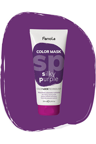 Fanola Mască de ten hrănitoare Color Mask cu pigment violet intens - Mov mătă...
