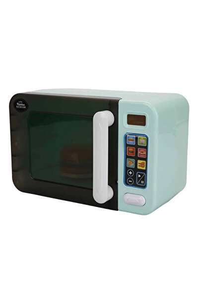 NEWBRENDHOME ألعاب تعليمية تفاعلية للأطفال، فرن ميكروويف صغير مع صوت وضوء، لع...