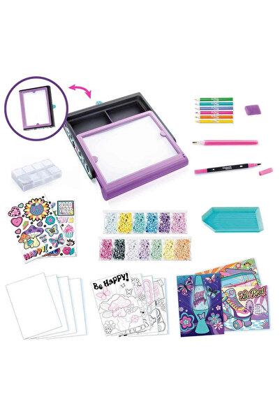 SPOR35 Girl Boy Toy 3in1 Style 4 Ever Led Lighted Diamond Art Set - S00028817 Girl Boy Toy O