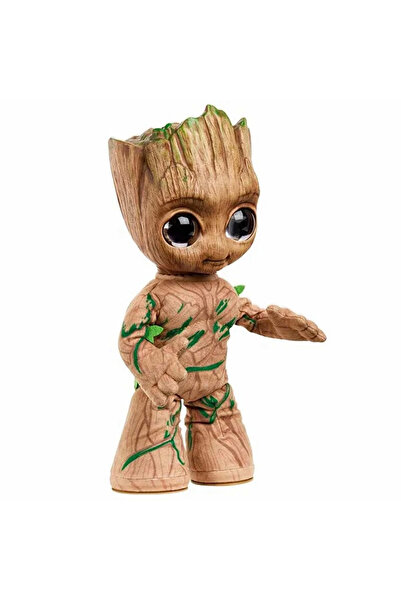 OMZ Kız Çocuk Oyuncak I Am Groot Groovin Groot Sesli ve Hareketli Peluş Erkek Çocuk Oyuncak Eğitici Oyun