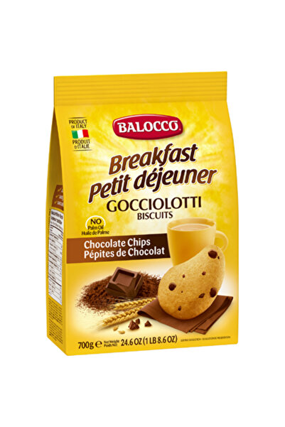 Balocco Biscuiți italieni Gocciolotti cu bucățele de ciocolată, 700 g,