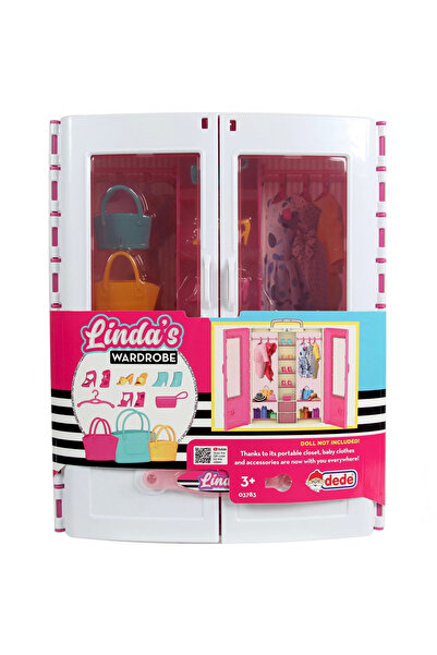 NEWBRENDHOME ألعاب تعليمية تفاعلية: خزانة ملابس ليندا، لعبة للأطفال من الجنسين