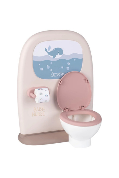 OMZ لعبة الفتاة الصغيرة سموبي بيبي نيرس طقم المرحاض والحوض 220380 لعبة تعليمية للأولاد