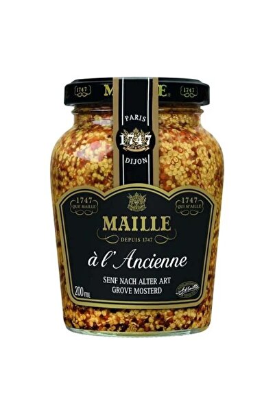 Maille Muștar Dijon cu cereale integrale, 200 ml