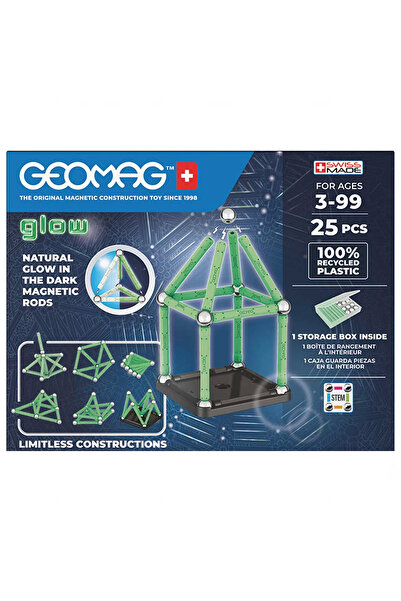 NEWBRENDHOME ألعاب تعليمية تفاعلية، لعبة ذكاء مغناطيسية مضيئة من جيوماج، 25 ق...