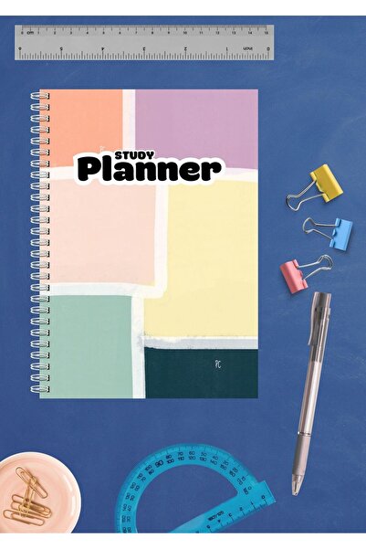 MEDUSAART A5 Spiralli Ders Çalışma Planlayıcısı - Study Planner - Sınava Hazı...