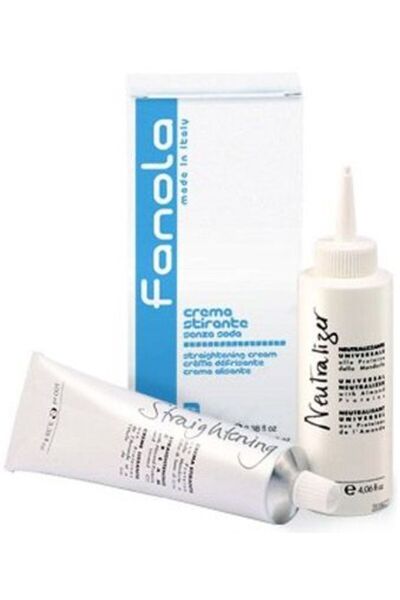 Fanola Kit pentru îndreptarea permanentă a părului - Kit Cremă de îndreptare CS Mono-Doză