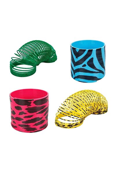 NEWBRENDHOME Tutorial Educational Toys Rainbow Wild Animal Patterned Stress Spring Girls Boys Kids Toy