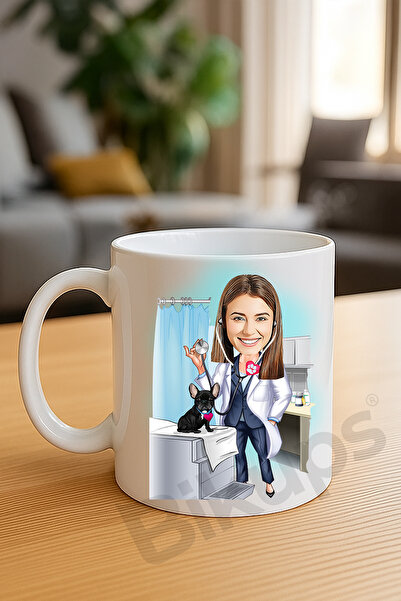 bikups Cartoon Mug Cup for Veterinarians