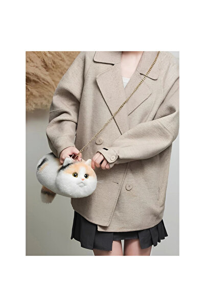 SPOR35 Kız Erkek Çocuk Oyuncak B&D Kedi El Çantası Sarı Kız Erkek Çocuk Oyuncak Eğitici Oyuncaklar