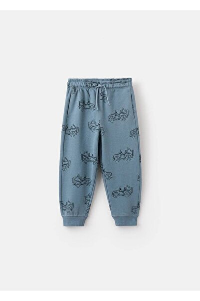 MANGO Baby Desenli pamuklu jogger pantolon