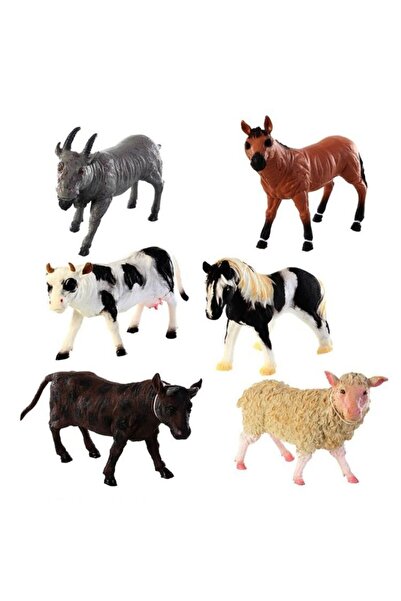 NEWBRENDHOME ألعاب تعليمية تفاعلية ناعمة على شكل حيوانات المزرعة للأطفال من ا...