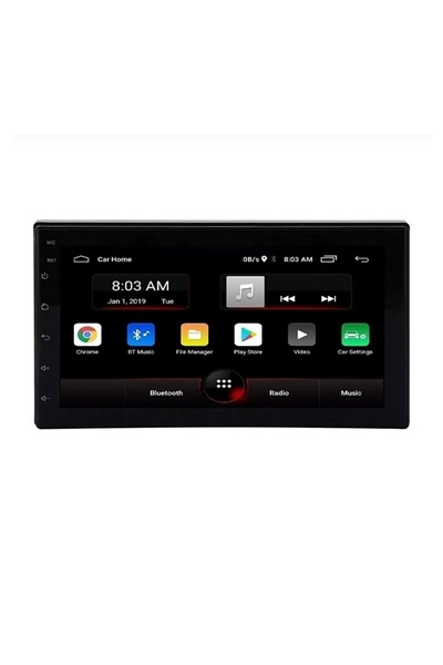 Navigold KL-938 gb Ram 64gb Hafıza ince kasaAndroid Multimedya Car Playli Double Teyp 7inç Youtube Navi