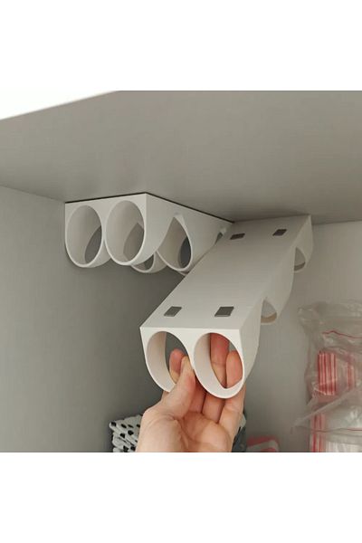 Plasfire Kitchen Roll Holder (Baking Paper - Aluminum Foil Etc. Useful to Organize Your Rolls)