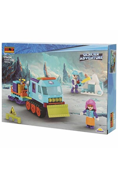 SPOR35 Girl Boy Children's Toy Glaciar Adventure Set 2Fgr 168 Pcs Girl Boy Children's Toy Educational Toy with
