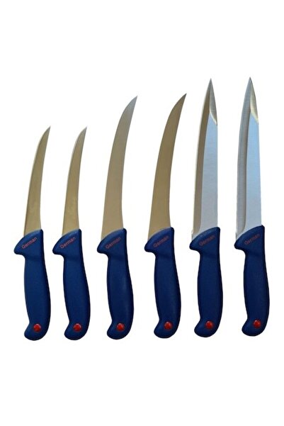 Globalport Retail Set 6 Cutite profesionale pentru macelarie, dezosat, fileta...