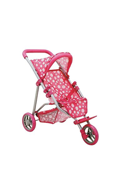 Gülce Design لعبة للفتيات، لعبة للأولاد، عربة أطفال معدنية بثلاث عجلات من سنم...