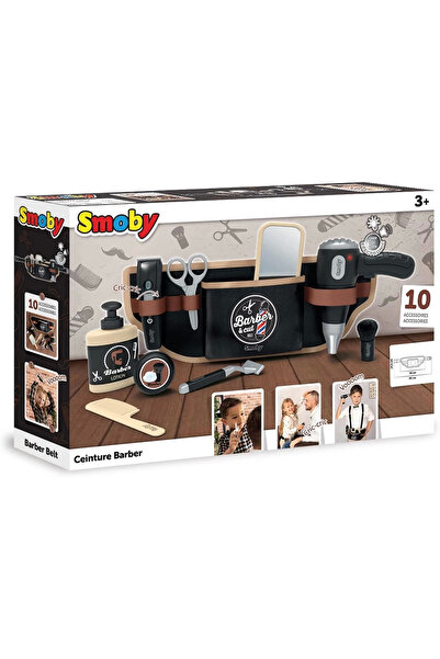 SPOR35 Kız Erkek Çocuk Oyuncak Smoby Barber - Cut Barber Belt Berber Bel Kemeri Oyun Seti -320152 OYUNCAK K