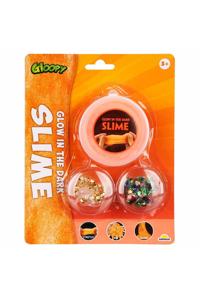 Gülce Design لعبة للفتيات، لعبة للأولاد، سلايم برتقالي يتوهج في الظلام، ألعاب...