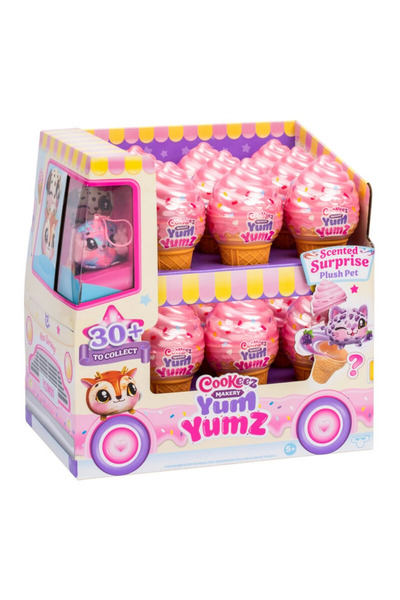 OMZ لعبة فتاة كويكيز على شكل آيس كريم معطرة من القطيفة - عبوة فردية - GIO-CKE07000 -1