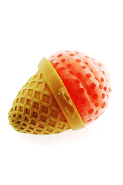 OMZ Kız Çocuk Oyuncak Squishy 8cm Kırmızı Dondurma Kristal Slime Erkek Çocuk ...