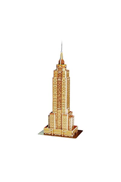 NEWBRENDHOME Tutorial Educational Toys 00119 Revell 3D Puzzle Empire State Building 24 Pieces Girl Boy Children Play