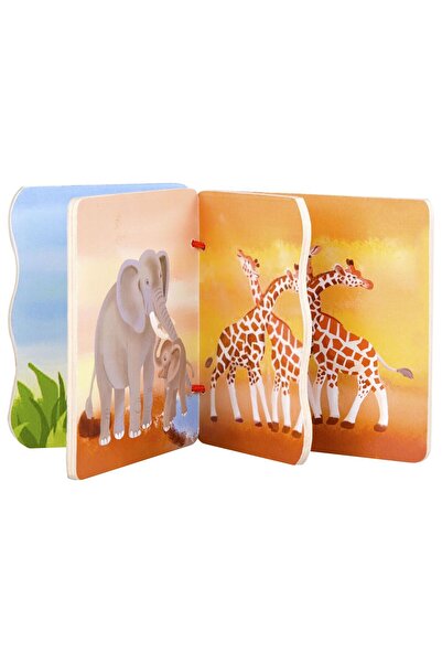 Classic World My First Book of Wooden Animal Family