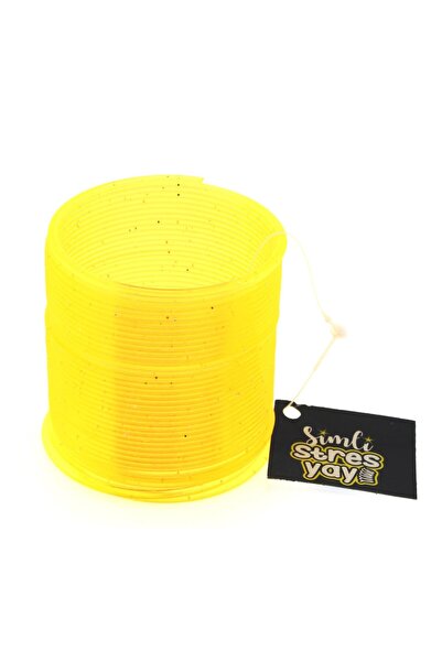 NEWBRENDHOME Tutorial Educational Toys Yellow Glitter Stress Spring Girls Boys Kids Toy