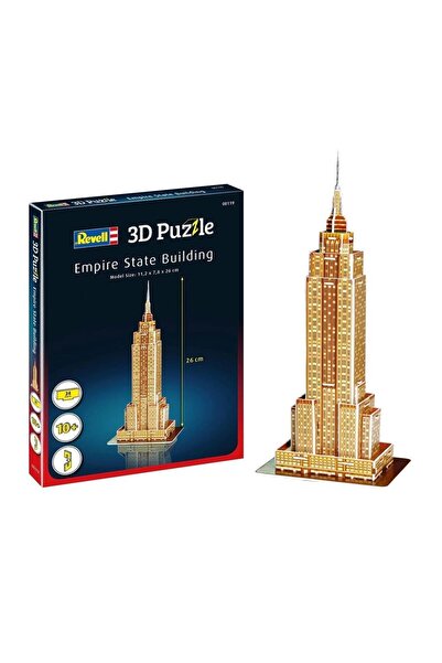 NEWBRENDHOME Tutorial Educational Toys 00119 Revell 3D Puzzle Empire State Building 24 Pieces Girl Boy Children Play