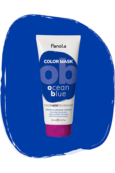 Fanola Masca Coloranta Hranitoare cu Pigment Albastru Intens - Color Mask Oce...