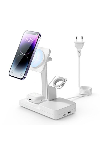 ESR Wireless Charging Station 5 in 1 GaN MagSafe iPhone, AirPods, Apple Watch