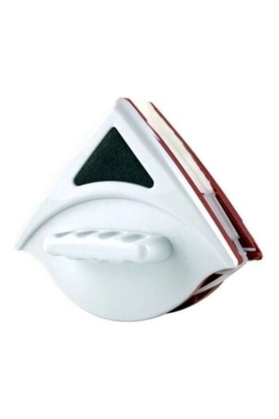 Generic Double Side Window Cleaner Wiper White/Red