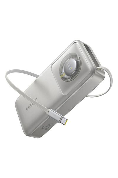 Baseus External Battery 20000mAh Free2Pull Baseus, 65W, Gray