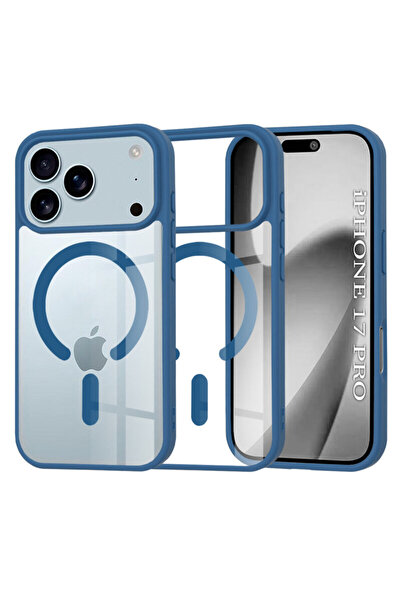 Techsuit Carcasă MagSafe Pro pentru iPhone 17 Pro, albastră