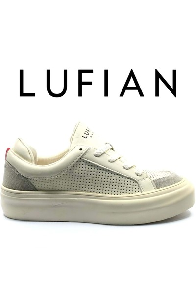Lufian 111230259 Allan Sneaker Men's Leather Shoes White
