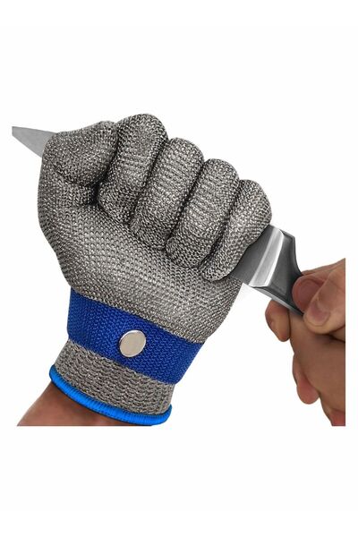 Generic Excefore Cut Resistant Glove Level 9 Cutting Glove Stainless Steel Wire Mesh Metal Glove for Kitche