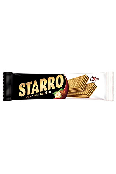 STARROSE Napolitane cu alune, cutie cu 24 bucăți x 60 g, Starro
