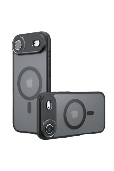 Techsuit Carcasă PureFrost MagSafe pentru iPhone 17 Air, neagră mată