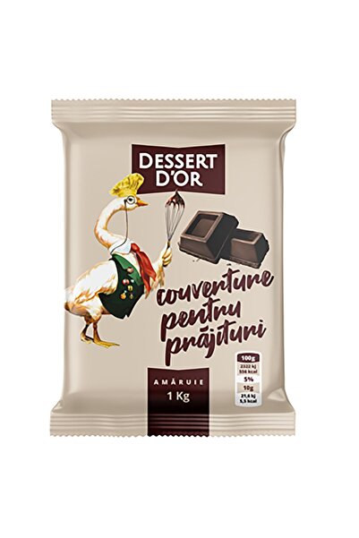 OEM Dark Chocolate for Cakes, 1 Kg, Dessert D'or