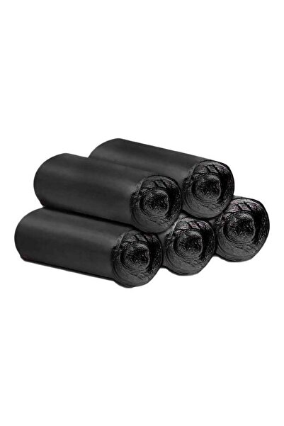 Generic مجموعة أكياس قمامة للاستخدام مرة واحدة، 100 قطعة، لون أسود، وزن 0.18 كجم