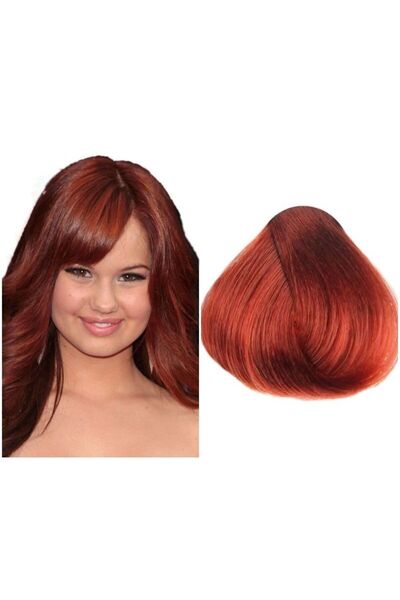 Fanola Permanent Hair Dye 6.46 - Color Cream Dark Copper Red Blonde 100ml