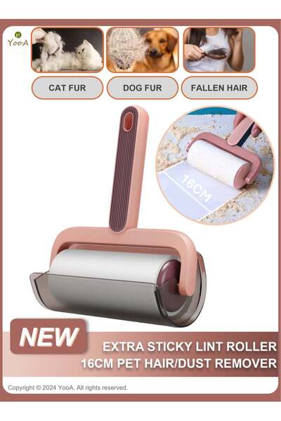 Generic YooA Large Extra Sticky Lint Roller, Pet Hair/Dust Remover Kit | 60 Sheets Total, Dog and Cat Lint