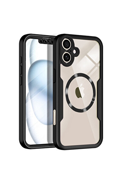 Techsuit Husa 360° iPhone 17 ColorVerse 360 ​​MagSafe, negru